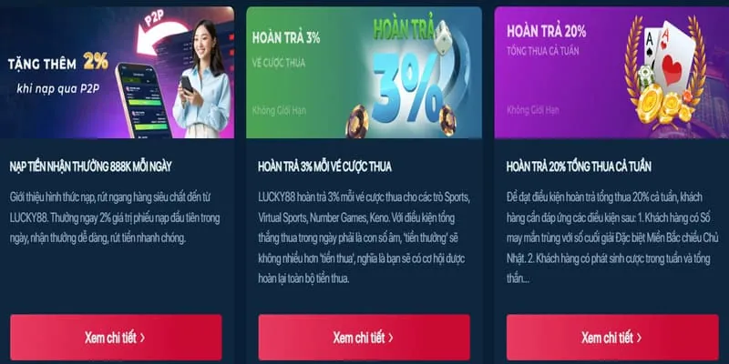 Hoàn trả casino tại 888to app